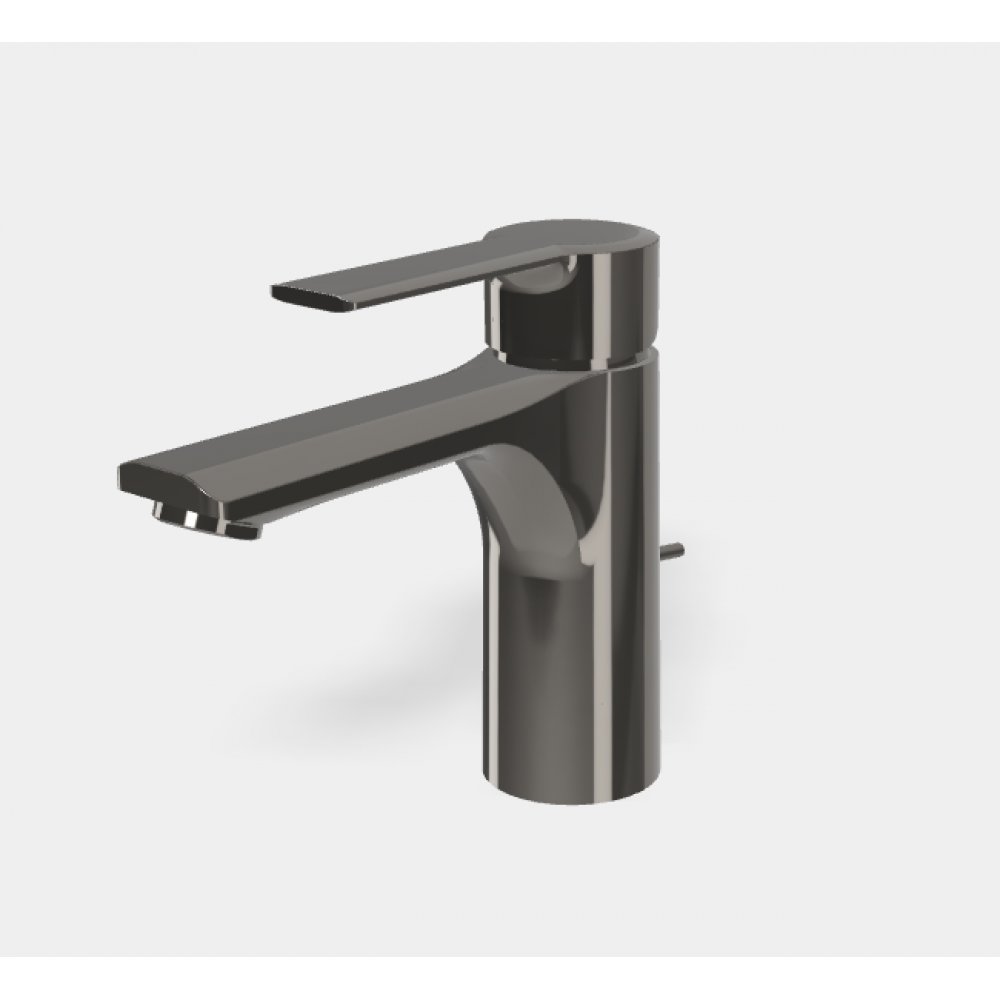 Смеситель для раковины, Fima Carlo Frattini, Mast, цвет-чёрный хром