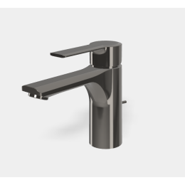 Смеситель для раковины, Fima Carlo Frattini, Mast, цвет-чёрный хром