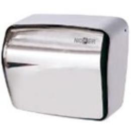 Сушилка для рук, Nofer, шгв 280*181*240, цвет-сталь глянцевая