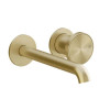 Смеситель для раковины, Gessi, Origini, цвет-Brushed Brass PVD
