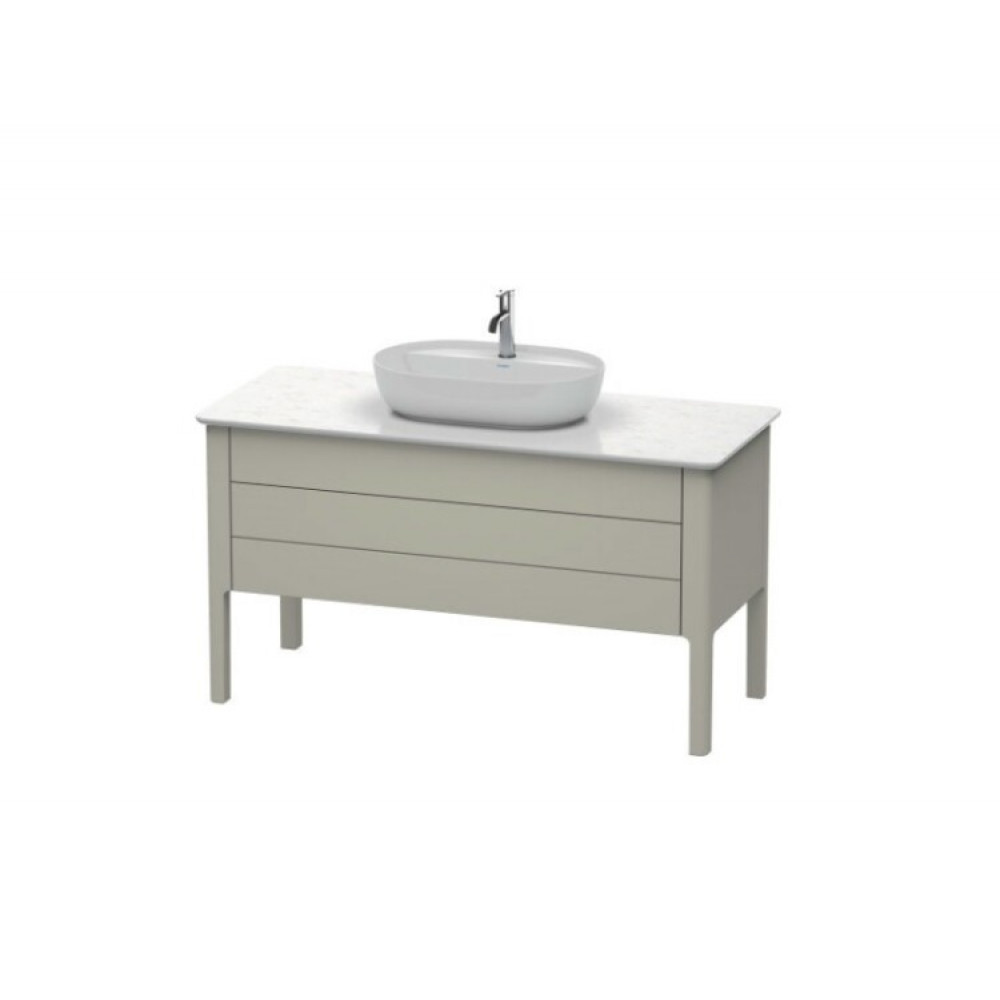 Тумба для консоли, Duravit, Luv, шгв 1338*570*743, раковина-необходимо заказать, цвет-серо-коричневый шелковисто-матовый