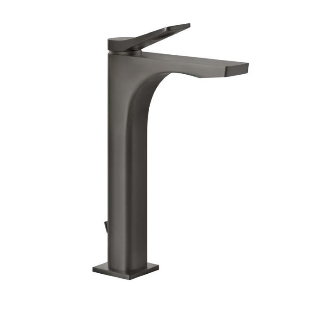 Смеситель для раковины, Gessi, Rilievo, цвет-Black Metal Brushed PVD