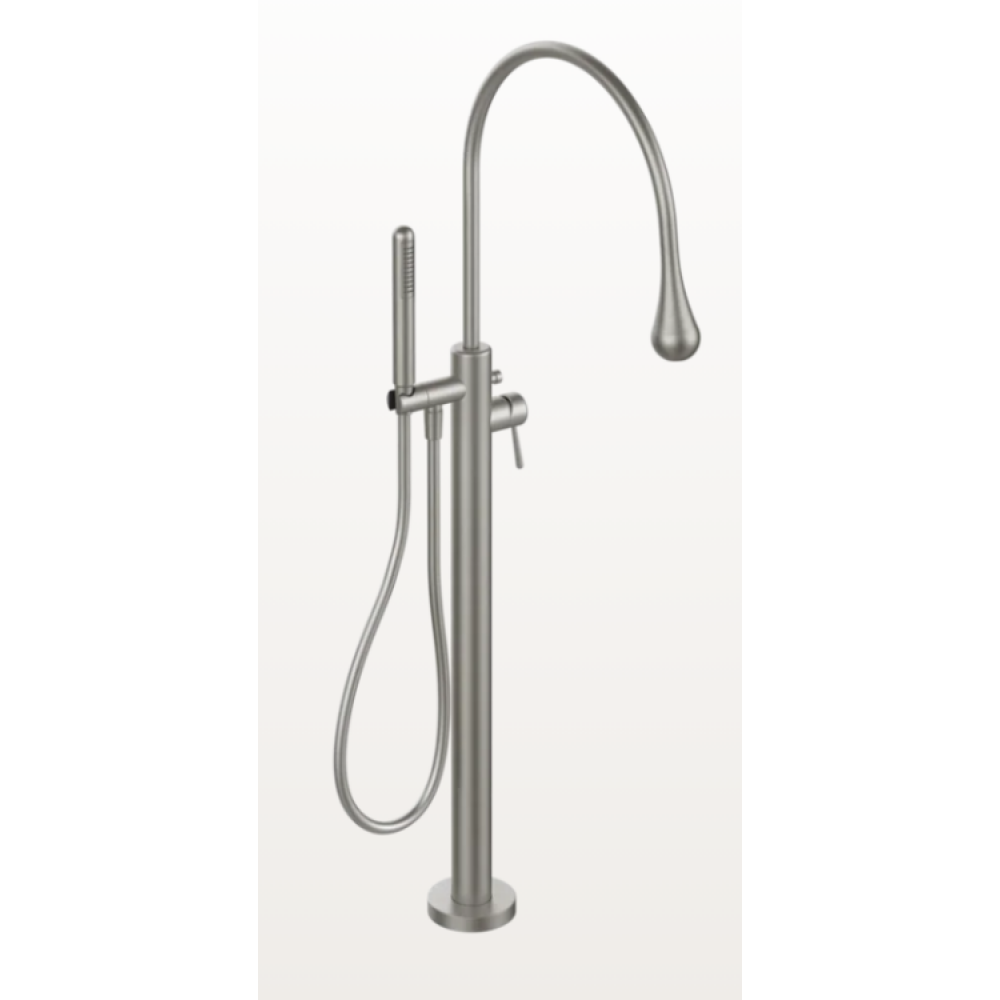 Смеситель для ванны и душа, Gessi, GOCCIA, цвет-Brushed Chrome