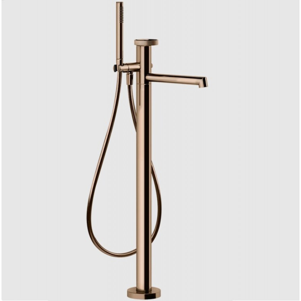 Смеситель для ванны и душа, Gessi, Anello, цвет-Copper PVD
