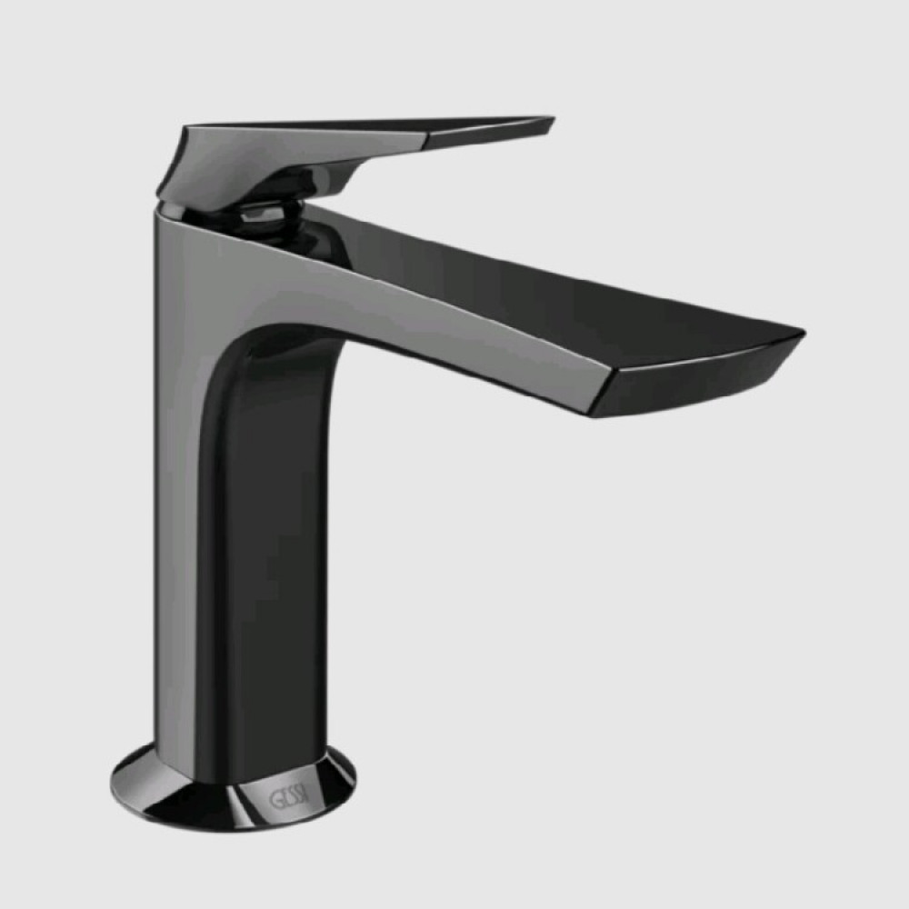 Смеситель для раковины, Gessi, Ventaglio, цвет-Black Metal PVD