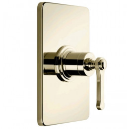 Смеситель для душа, Gessi, VENTI20, на 1 потребитель, цвет-Brass PVD