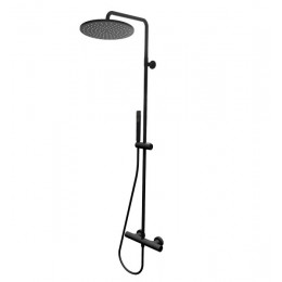 Душевая стойка, Bossini, Cosmo, цвет-черный матовый