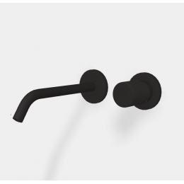 Смеситель для раковины, Fima Carlo Frattini, Spillo Tech, G COLLECTION, цвет-чёрный матовый