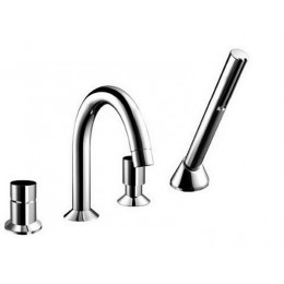 Смеситель для ванны и душа, Fantini, Nostromo, цвет-черный матовый