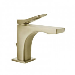 Смеситель для раковины, Gessi, Rilievo, цвет-Brushed Brass PVD