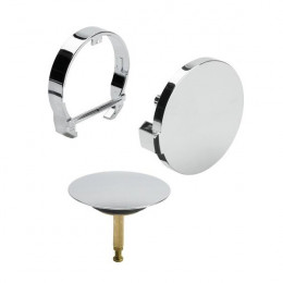 Донный клапан, Viega, V1-Сифоны д/ванн и поддон, для ванны, цвет-хром