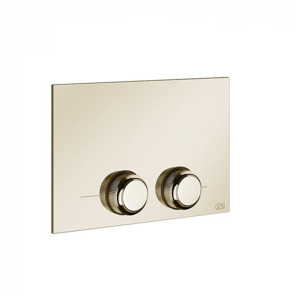 Клавиша смыва, Gessi, VENTI20, для унитаза, шгв 215*12*145, цвет-Brass PVD