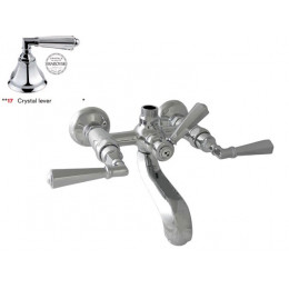 Смеситель для ванны и душа, Nicolazzi, Teide Metal, цвет-Chrome