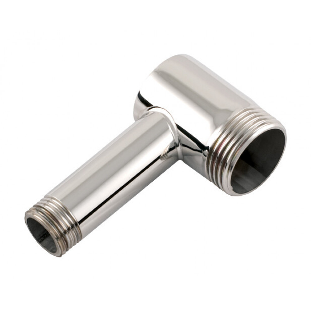 Уголок, Сунержа, переходной, присоединительный размер-НР G 1" / НР G 1/2", цвет-сталь (без покрытия)