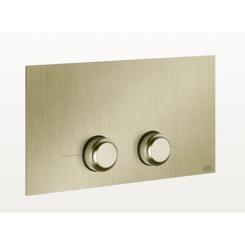 Клавиша смыва, Gessi, FLUSH PLATES, для унитаза, шгв 270*12*140, цвет-Brushed Brass PVD