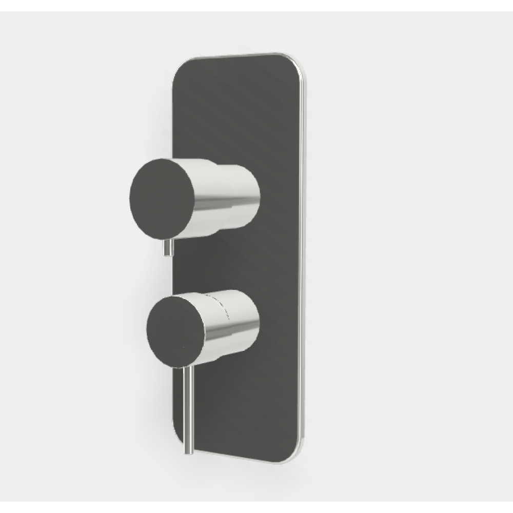 Смеситель для душа, Fima Carlo Frattini, Spillo Up, на 2/3 потребителя, цвет-хром