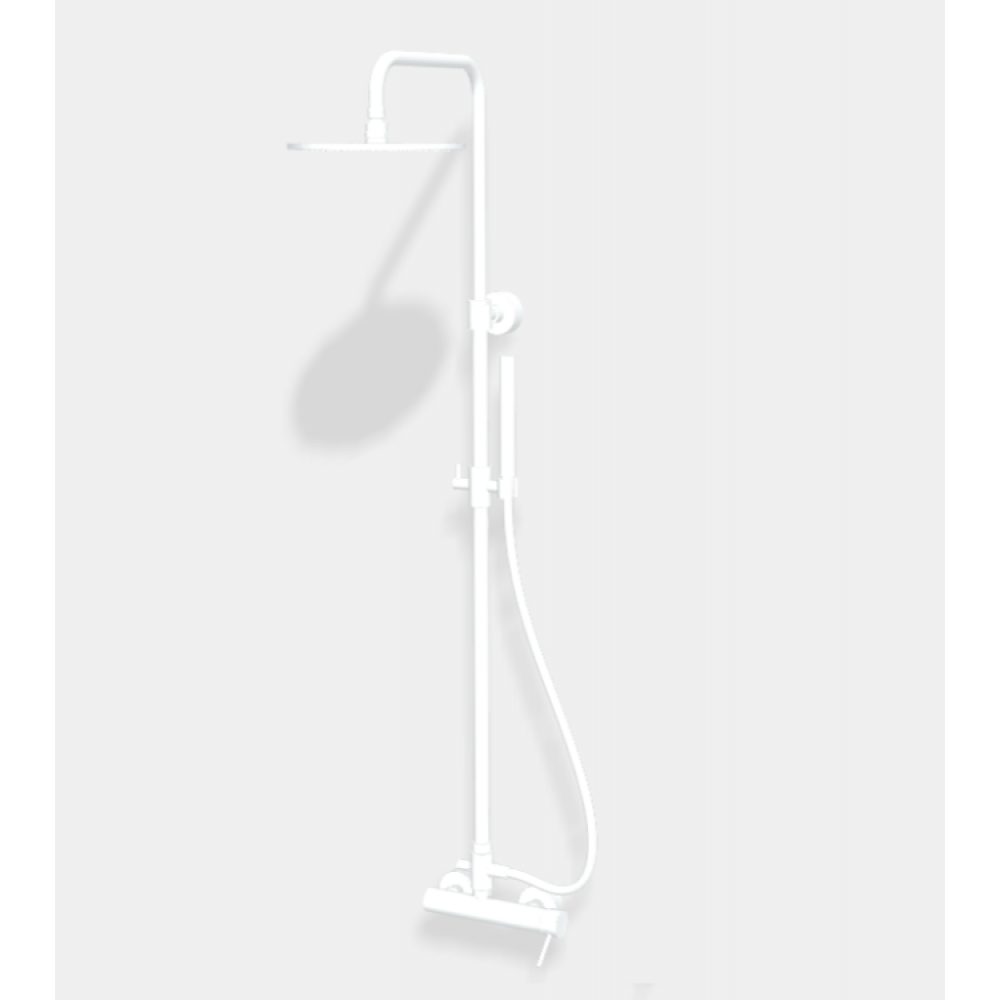 Душевая стойка, Fima Carlo Frattini, Shower column, цвет-белый матовый