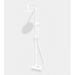 Душевая стойка, Fima Carlo Frattini, Shower column, цвет-белый матовый