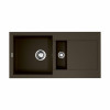 Мойка, OMOIKIRI, Sakaime, шгв 860*435*230, отверстия для смесителя-10 промаркированных, чаши-2, цвет-темный шоколад