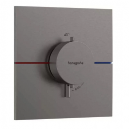 Смеситель для душа, Hansgrohe, ShowerSelect Comfort E, на 1 потребитель, цвет-хром черный шлифованный