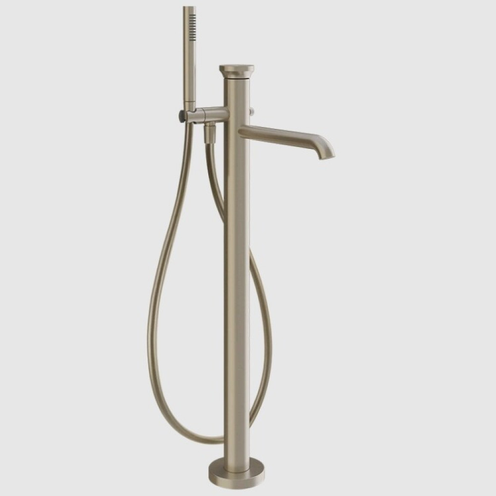 Смеситель для ванны и душа, Gessi, Origini, цвет-Finox Brushed Nickel
