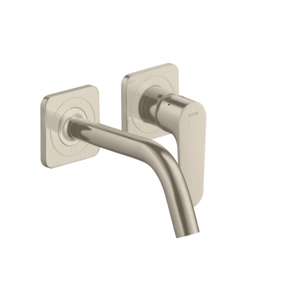 Смеситель для раковины, Hansgrohe, Axor Citterio M, цвет-шлифованный никель