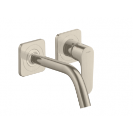 Смеситель для раковины, Hansgrohe, Axor Citterio M, цвет-шлифованный никель