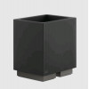 Стакан, Gessi, Rettangolo, шгв 105*85*125, цвет-чёрный/Black Metal Brushed PVD