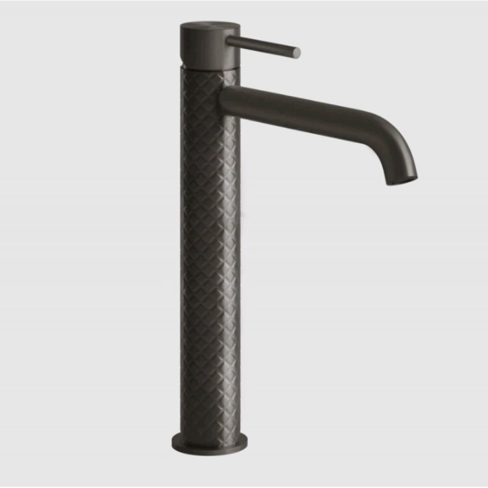 Смеситель для раковины, Gessi, 316 Intreccio, цвет-Black Metal Brushed PVD