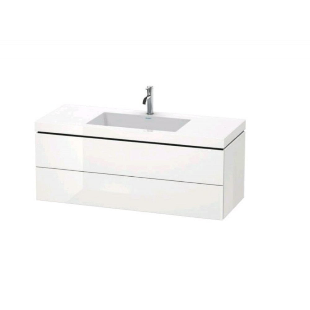Тумба под раковину, Duravit, L-Cube, шг 1200*480, раковина-в комплекте, цвет-орех натуральный