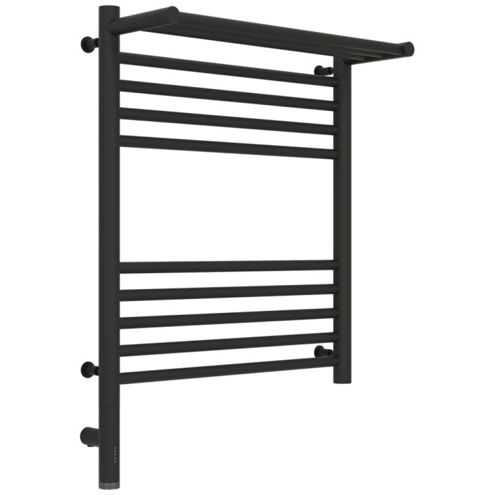 Полотенцесушитель, Сунержа, Богема 3.0, с 1 полкой, шгв 532*214*724, нижнее слева, МЭМ, цвет-тёмный титан муар