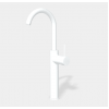 Смеситель для раковины, Fima Carlo Frattini, Spillo Up, цвет-белый матовый