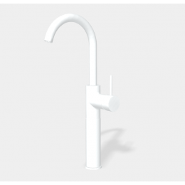 Смеситель для раковины, Fima Carlo Frattini, Spillo Up, цвет-белый матовый