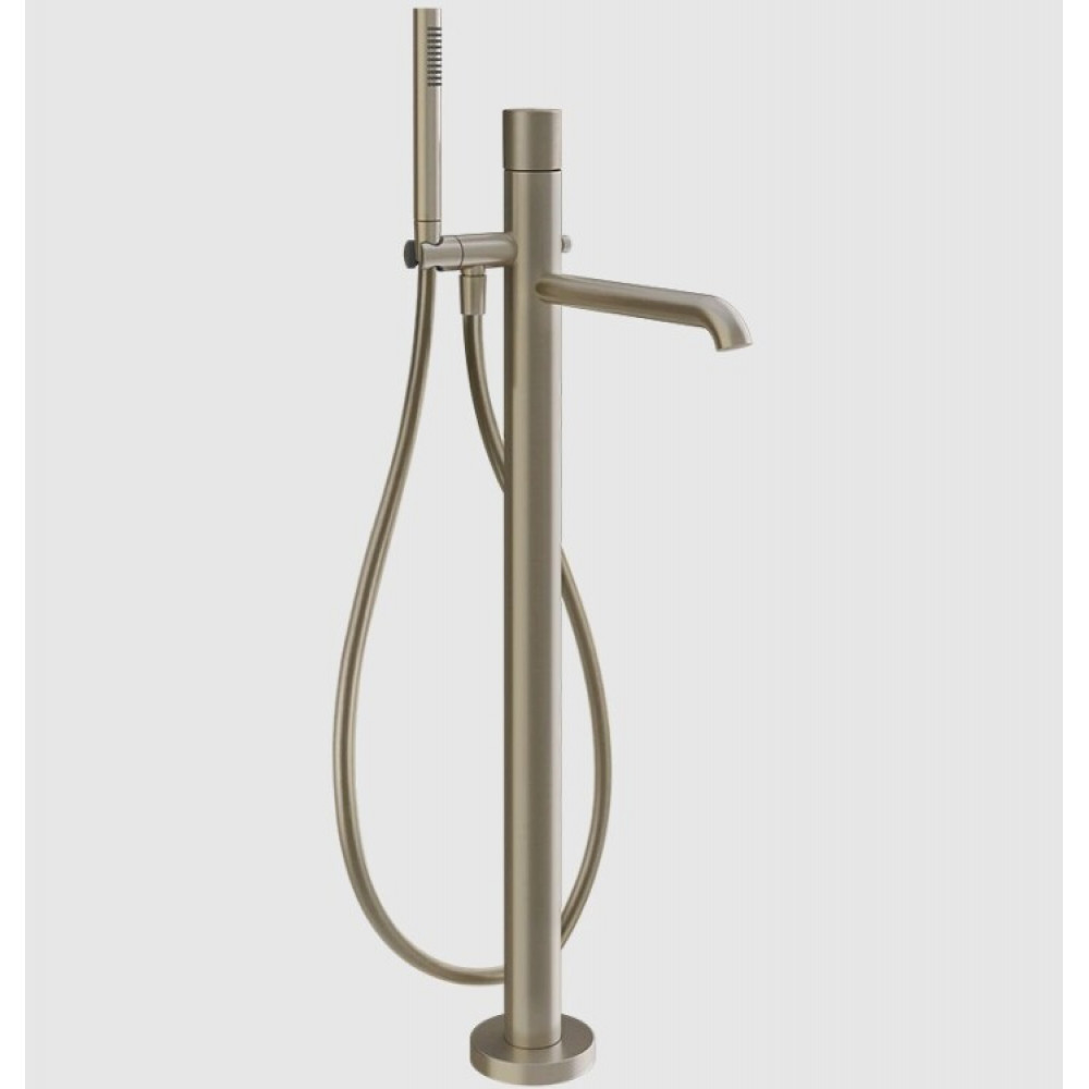 Смеситель для ванны и душа, Gessi, Habito Diamantato, цвет-Finox Brushed Nickel