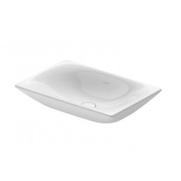 Раковина, Duravit, Viu, шгв 600*430*150, отверстия для смесителя-отсутствуют, цвет-белый глянцевый
