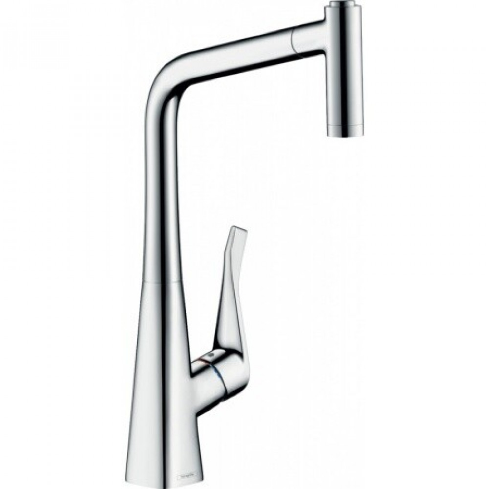 Смеситель для кухни, Hansgrohe, Metris M71, Eco, цвет-хром