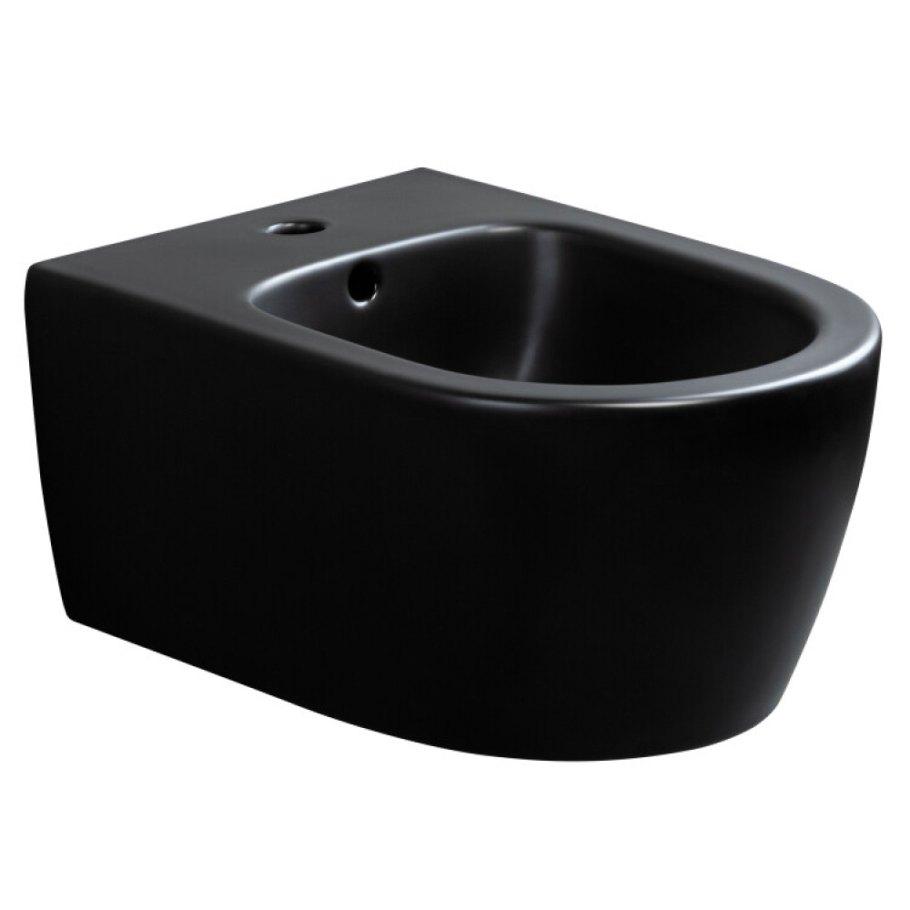 Биде, Splendy, Pride, подвесной, шгв 360*525*315, цвет-черный матовый