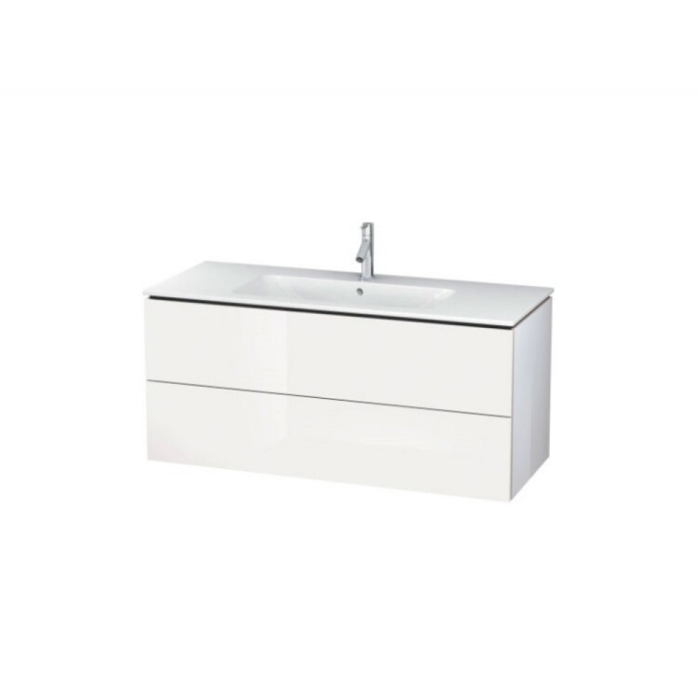 Тумба под раковину, Duravit, L-Cube, шгв 1220*481*550, раковина-необходимо заказать, цвет-белый глянцевый