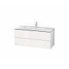 Тумба под раковину, Duravit, L-Cube, шгв 1220*481*550, раковина-необходимо заказать, цвет-белый глянцевый