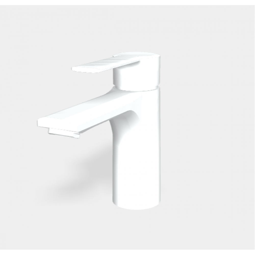 Смеситель для раковины, Fima Carlo Frattini, Mast, цвет-белый матовый