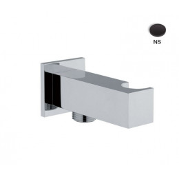 Шланговое подсоединение, Fima Carlo Frattini, Shower accessories, цвет-черный матовый