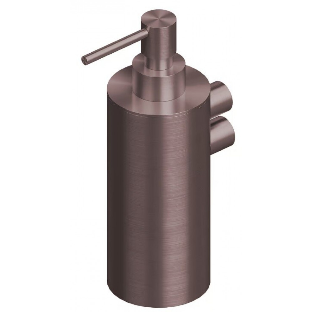 Дозатор для жидкого мыла, Quadro design, шгв 64*115*189, цвет дозатора-золото розовое