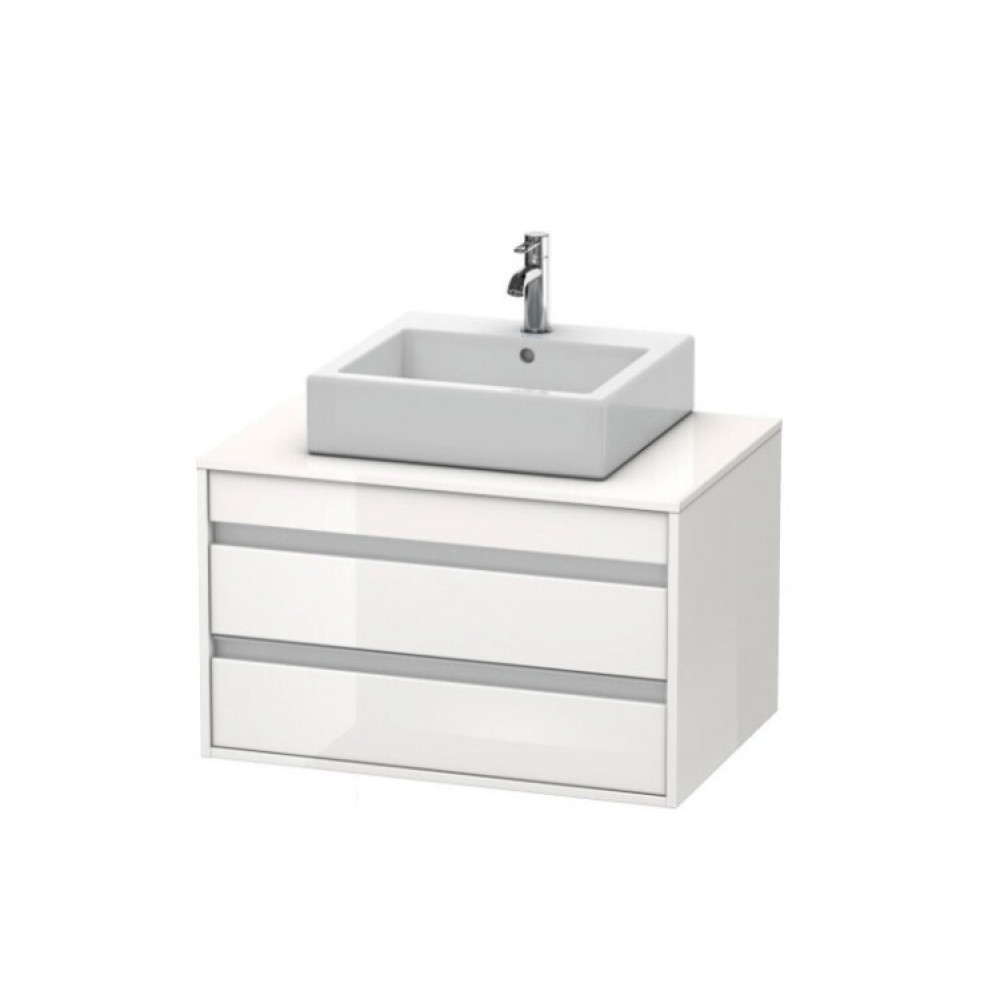 Тумба под раковину, Duravit, Ketho, шгв 800*550*496, раковина-необходимо заказать, цвет-белый глянцевый