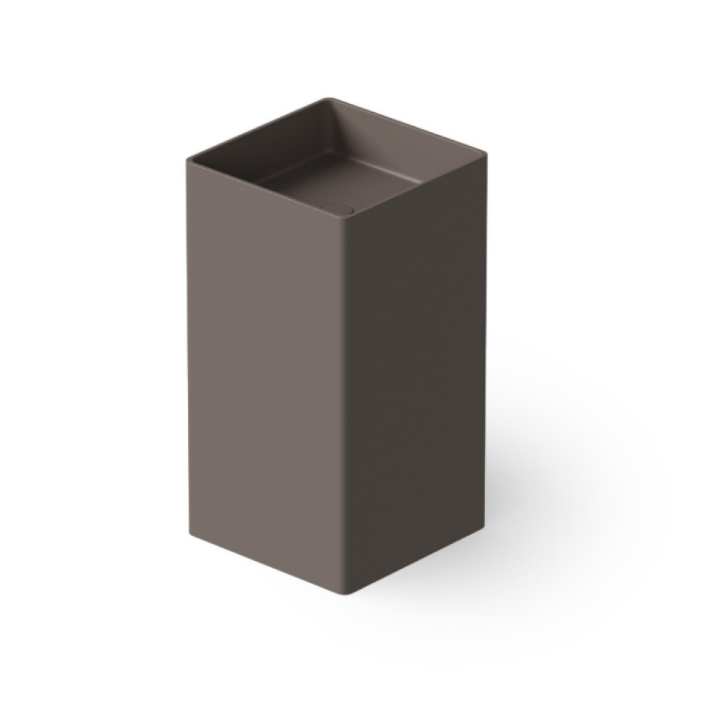 Раковина, DEA Design, Pedestal Basin, шгв 450*450*900, отверстия для смесителя-отсутствуют, цвет-Grey Brown