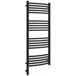 Полотенцесушитель, Сунержа, Аркус 3.0, шгв 530*106*1320, нижнее слева, МЭМ, цвет-черный матовый