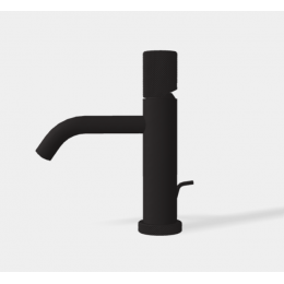 Смеситель для раковины, Fima Carlo Frattini, Spillo Tech, G COLLECTION, цвет-черный матовый