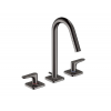 Смеситель для раковины, Hansgrohe, Axor Citterio M, цвет-полированный черный хром