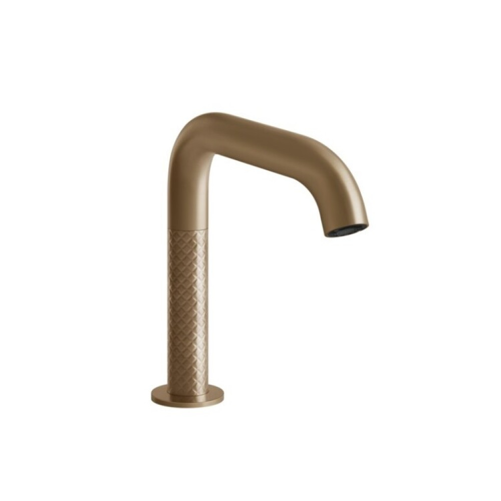 Смеситель для раковины, Gessi, Sensor Taps, цвет-Warm Bronze Brushed PVD