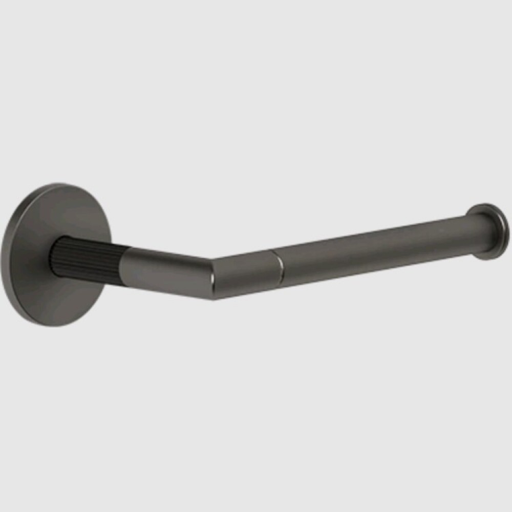 Бумагодержатель, Gessi, Ingranaggio, шгв 166*77*50, цвет-Black Metal Brushed PVD