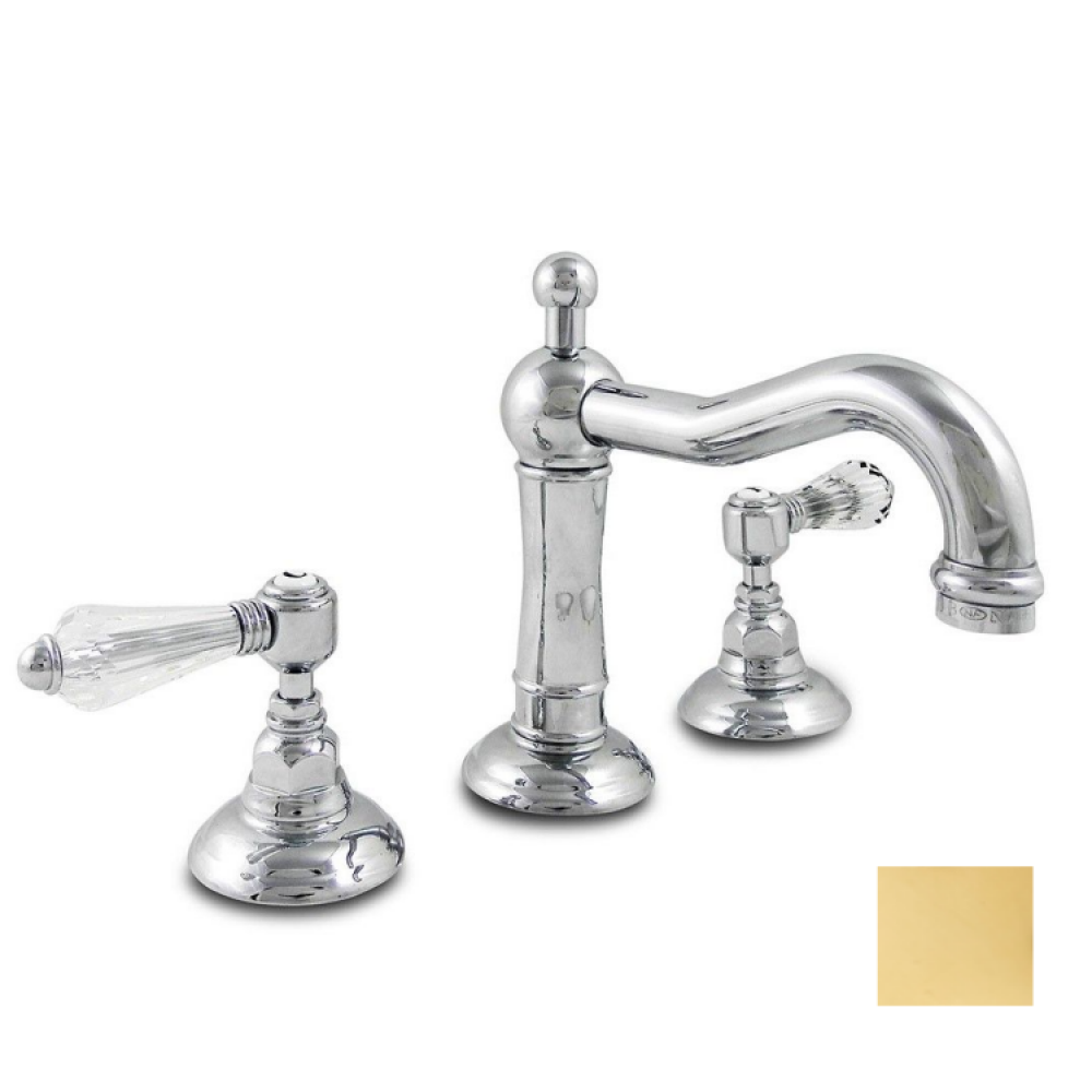 Смеситель для раковины, Nicolazzi, Half Dome Crystal, цвет-золото